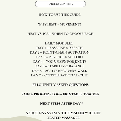 7 Day Joint Relief Routine Ebook