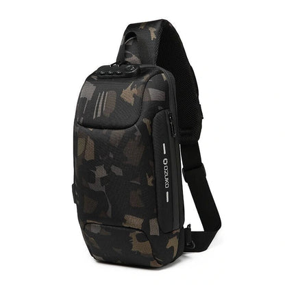 Nomova™ TrekSafe – Anti-Theft Charging Crossbody Bag